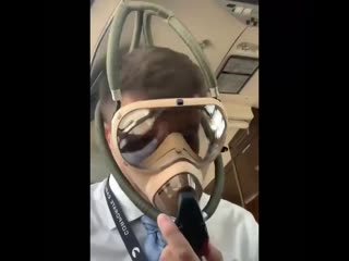 oxygen mask for commercial pilots